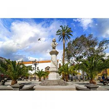 Premium Gran Canaria Stadtansicht Canvas 75×50 cm – Las Palmas