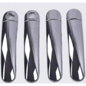 Cubiertas de manija de puerta cromo negro brillante para Golf 5 MK5
