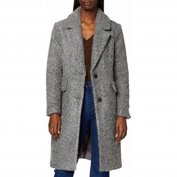 VERO MODA Damen VMCOZYDIANA 3/4 Jacket BOOS Mantel, Grau (M)