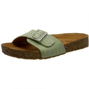 HAFLINGER Bio Gina, Salomés Mixte Adulte, Vert (Grün 2741), 40 EU