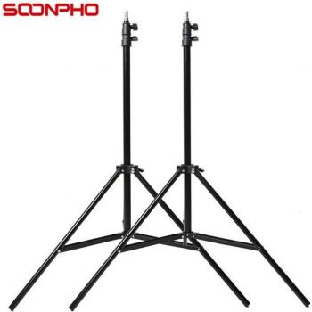 Soporte Fotográfico de 2 metros, 78 pulgadas, con Lámpara LED
