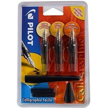 Pluma caligráfica PILOT Plumix, juego de 3 con diferentes grosores