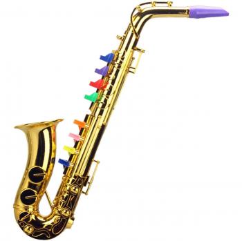 ABS Metallic Mini Saxophone 8 Notes for Children Ages 3+