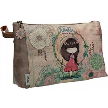 Anekke Nature Extra Pocket Bolsa de Aseo, 29 cm