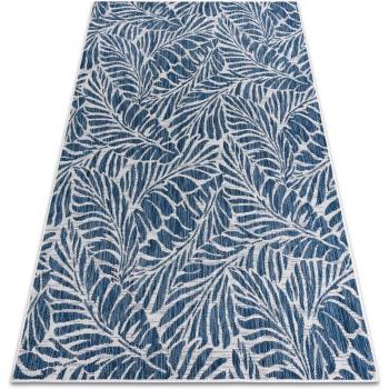RugsX Ecru/Navy Flat Woven Rug