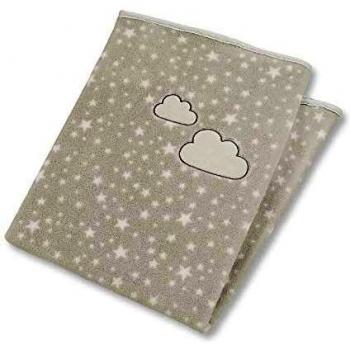 Sterntaler Plüschdecke für Neugeborene, Stanley, 100 x 75 cm