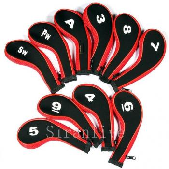 Long Neck Neoprene Golf Club Head Covers