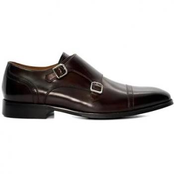 Dune Saloon Men's Brown Leather Classic Loafers – Size 8