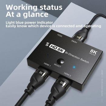 8K Dual Input HDMI Switch