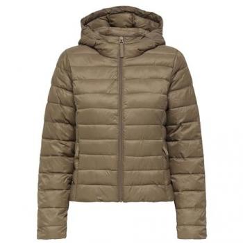 ONLY Daunen-Steppjacke ONLTAHIA LW QUILTED HOOD – Damen L – Web‑Finish, Langarm