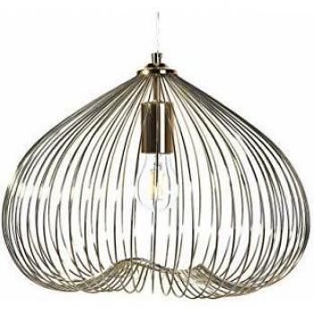 Lámpara Colgante Moderna de Metal Dorado Tordino