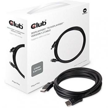 Cavo DisplayPort 1.2 4K 60Hz Club 3D 3 Metri