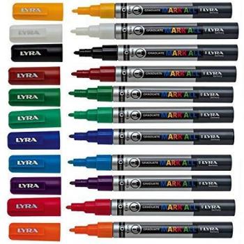 Marcador permanente Lyra Mark All 2 mm