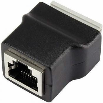 Tru Components Buchse mit Steckanschluss, Elektronikkabel + Stecker, Schwarz