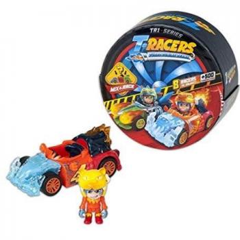 T-Racers Set avec figurine surprise Turbo Wheel