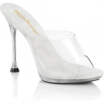 Fabulicious CUPID-401 Damen Slipper mit transparentem Design