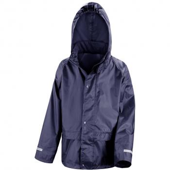 Result Kids Core Junior Stormdri Rain Over Jacket (5-6 years) (Navy Blue)