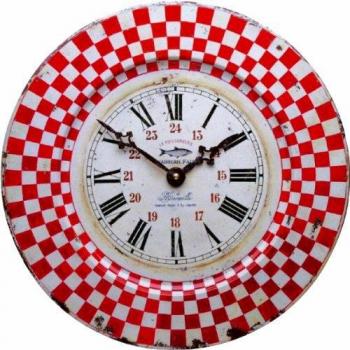 Hoteluhr mit Marseille-Optik der Marke Roger Lascelles