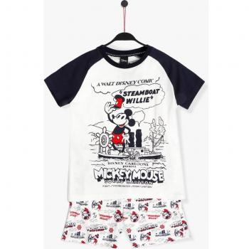 Pijama Corto Disney Steamboat Willie para Niños