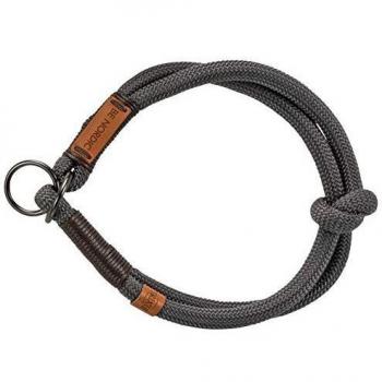 TRIXIE Collar de Educación BE NORDIC, L: 50cm/ø13mm, Gris Oscuro/Marrón