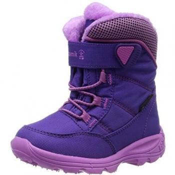 Kamik Unisex Stance Schneestiefel für Kinder, Violett, 28 EU