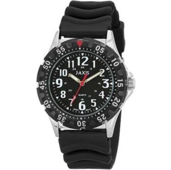 Montre quartz noire pour homme