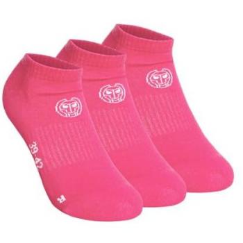 BIDI BADU Chaussures de Tennis « No Show, Just Play » Kit 3 – Rose / Blanc