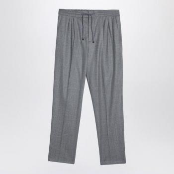 Pantaloni grigi in lana Brunello Cucinelli Taglia 48