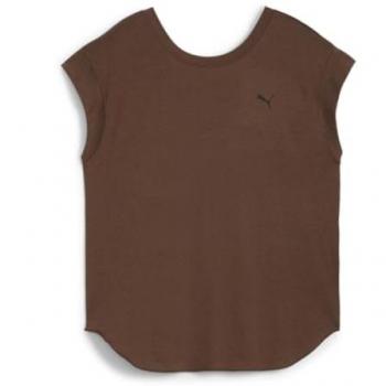 Camiseta sin mangas de Puma Studio Foundations en color marrón