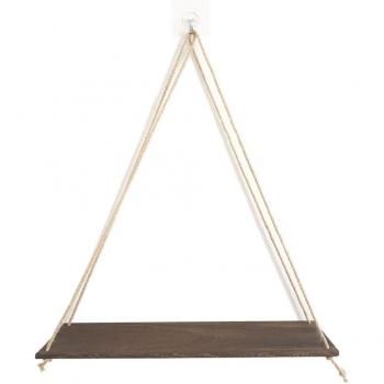 Plateau suspendu en bois pour plantes d'intérieur