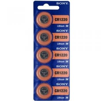 Pilas de Botón Litio Sony CR1220 3V para Uso Extendido