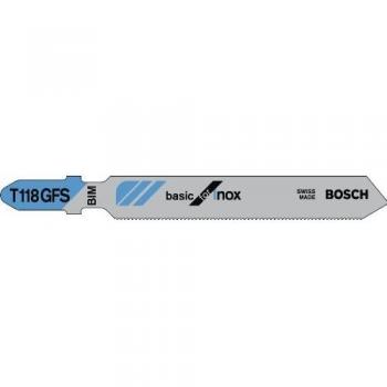 Bosch T 118 GFS Jigsaw Blade for Stainless Steel