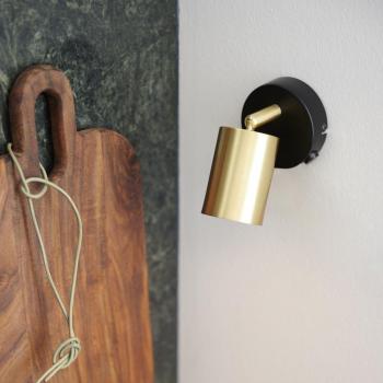 Contemporary Brass Wall Light