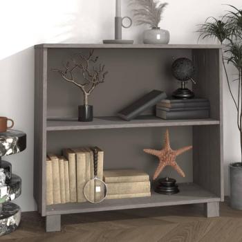 VidaXL Aparador HAMAR madera maciza de pino gris claro 85x35x80 cm