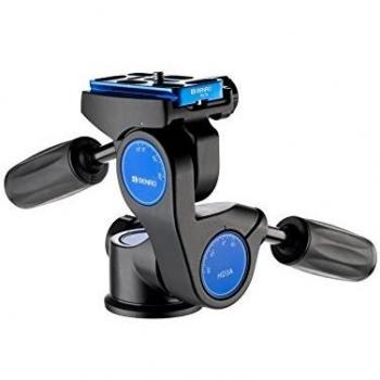 Benro HD3A 3-Weg-Stativkopf (3-Wege-Neiger), Stativkopf, Schwarz