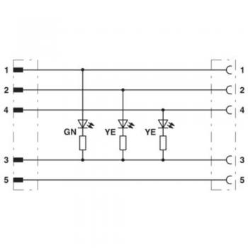 Phoenix Contact 1416154 5 m Anschlussleitung für Sensoren und Aktoren