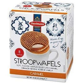 Dutch Classic Stroopwaffels – 310 g Cube – Daelmans Brand