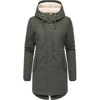 Ragwear Damenmäntel Cannas YOUMODO – olivgrün – 65 % Polyester, 35 % Baumwolle