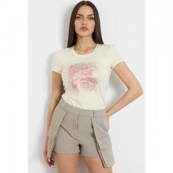 T-Shirt Confort Stretch avec Strass