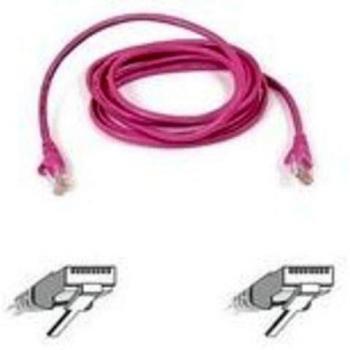 1ft Pink Snagless Ethernet Patch Cable