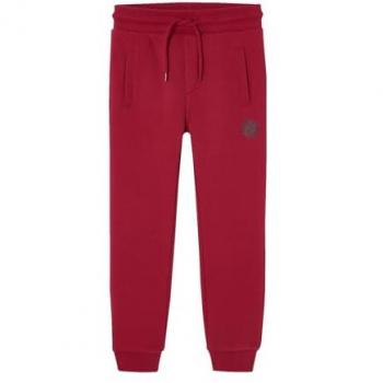Young Explorer Red Fleece Joggers by VERTBAUDET – 18M/2Y