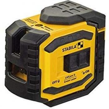 Stabila LAX 300G Cross Line + Plumb Point Green Laser Set
