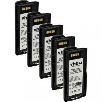 5er Set Akku für Motorola Walkie Talkie NNTN8023A