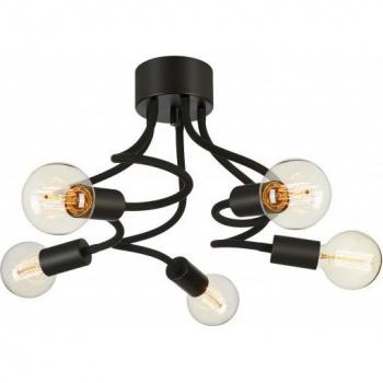 Lampada Medusa Semifilo 5 Luci Nero – Markslöjd