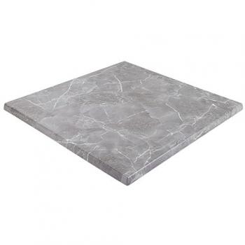 Plateau de table en marbre gris 60 x 60 cm