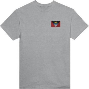 PixelFlag Classic Tee – Antigua & Barbuda Embroidered Cotton Shirt