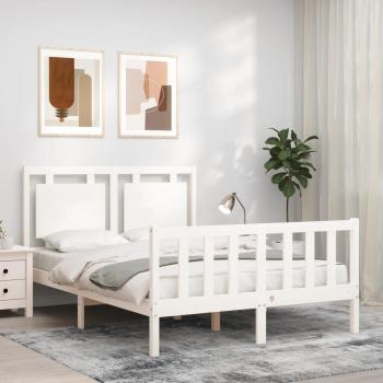 Vidaxl Bed Frame 140x200 cm Solid Wood Pine