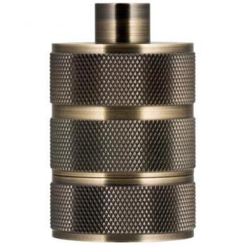 Culot alu Grid E27 bronze antique