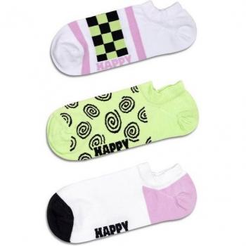 Happy Socks Sneakersocken in Packung à 3 mit fröhlichen Designs