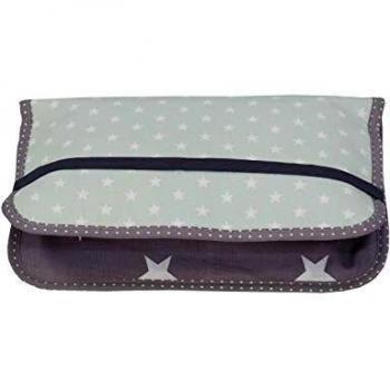 ULLENBOOM ® Windeltasche klein Mint Grau